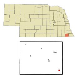 Location of Du Bois, Nebraska