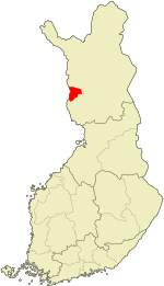 Location of Pello in Finland