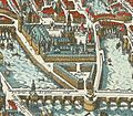 Plan de Mérian 1615 Palais de la Cité