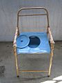 Portable commode chair (Pakistan) (5601381776)