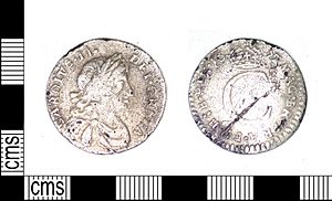 Post medieval silver penny of Charles II, 1672 (FindID 892275)