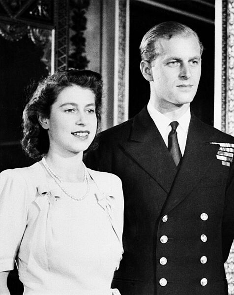 Princess Elizabeth and Philip Mountbatten
