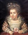 Queen Henrietta Maria as a child by Frans Pourbus the Younger 1611