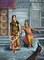 Radha and Krishna by DHURANDHAR MV