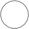 Regular enneadecagon