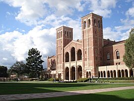 Royce Hall post rain