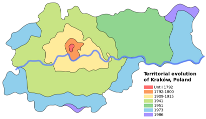 Rozwój terytorialny Krakowa - EN