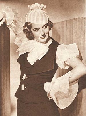 Ruby Keeler Argentinean Magazine AD (cropped)