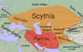 Scythia-Parthia 100 BC