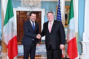 Secretary Pompeo and Italian Deputy Prime Minister Salvini Deliver Statements to the Press (48079584451)
