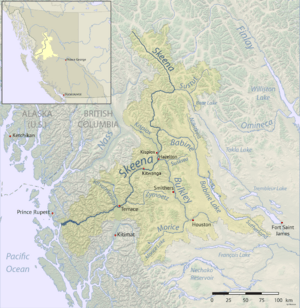 Skeena river basin map.png