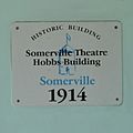 Somerville Theatre Hobbs Building Sign