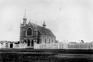 StateLibQld 1 123206 Nazareth Lutheran Church at Woolloongabba, Brisbane, 1896