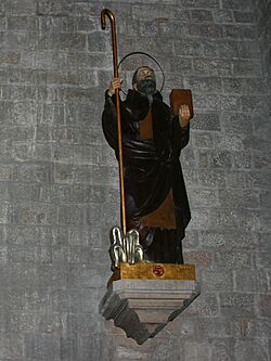 Statue of Saint Maginus (Sant Magí) - Santa Maria del Mar - Barcelona 2014