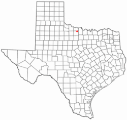 Location of Lakeside City, Texas