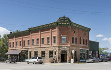 The 1905 Bauer Bank Block building in Mancos.