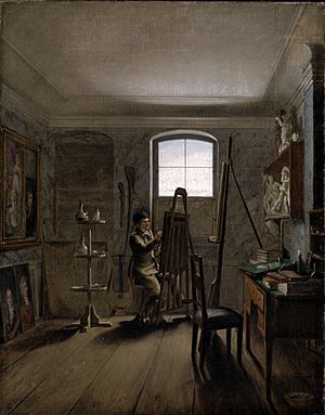 The Painter Gerhard von Kügelgen in his Studio - Georg Friedrich Kersting - Google Cultural Institute.jpg