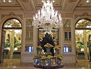 The Plaza Hotel Interior Main Entrance