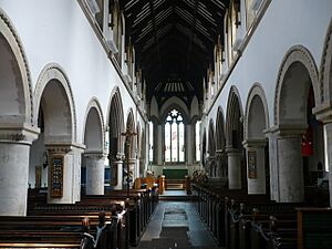 The nave of St. Mary the Virgin church, Dover - geograph.org.uk - 824637