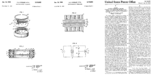 US Patent 3118022 - Gerhard M. Sessler James E. West - Bell labs - electroacustic transducer - foil electret condenser microphone 1962 1964 - pages 1-3
