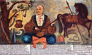 Unknown painter - Zaporozhian Cossack from Crimea (Cossack Mamai) - Google Art Project
