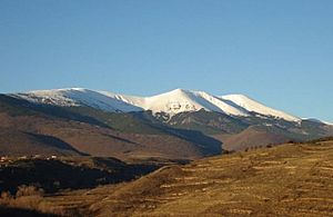 Vista Moncayo desde Alcala