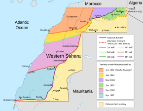 Western sahara walls moroccan map-en