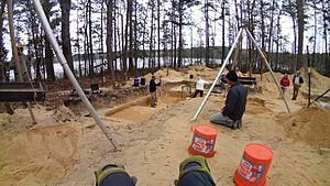 White Pond Phase 3 Archaeology Dig 2019