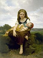 William Bouguereau - The Elder Sister - Google Art Project