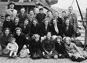 World War Two British evacuees to New Zealand