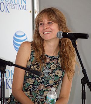 Baker at the 2014Brooklyn Book Festival