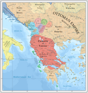 Albanian Pashaliks, 1815-1821