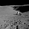Apollo 15 Station 2 Rille, Lunar Rover, Scott