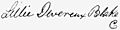 Appletons' Blake Lillie Devereux signature