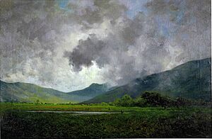 April Showers, Napa Valley by Jules Tavernier ca. 1880-1884