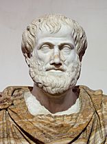 Marble statue of Aristotle