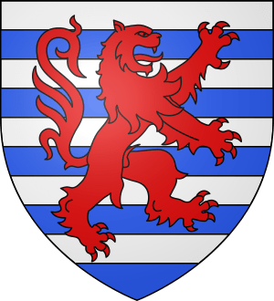 Armoiries Geoffroy de Lusignan et blason Châteauneuf-sur-Charente