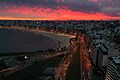 Atardecer en Pocitos, Montevideo, Uruguay
