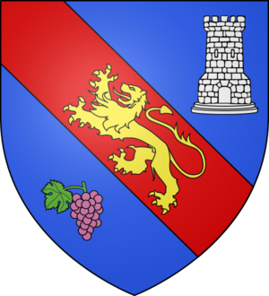 Blason ville fr Sallebœuf (Gironde)