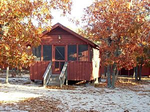 Cabin at Lake Singletary State Park