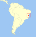 Callithrix kuhlii distribution