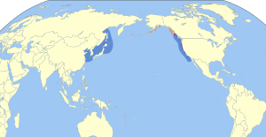 Cerorhinca monocerata map.svg