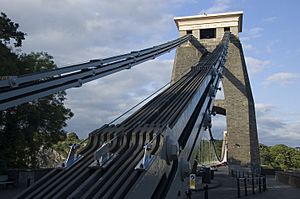 Chains on Clifton Suspension Bridge, Bristol