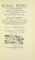 Cobbett - Rural rides in the southern, western and eastern counties of England, 1930 - 5214769