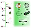 Comparison of nanomaterials sizes