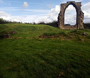 Dale Abbey 2019 ruins north west of site 01