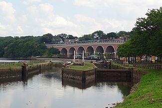 Delaware and Raritan Canal, Final Lock, New Brunswick, NJ