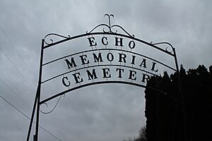 Echo Memorial Cemetery Gate