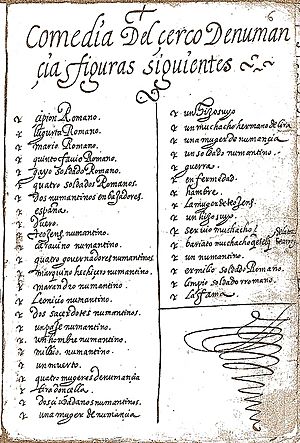 El cerco de Numancia (manuscrito)