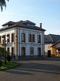 Fábrica de Sidra El Gaitero en Villaviciosa, Asturias, en agosto de 2012 04